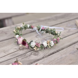 Floral, flower hair wreath, crown