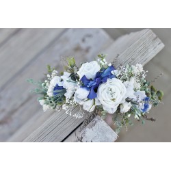 Floral, flower half head wreath, hair wreath, crown