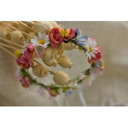 Floral, flower hair wreath, crown