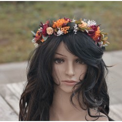 Floral, flower hair wreath, crown