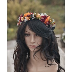 Floral, flower hair wreath, crown