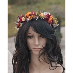 Floral, flower hair wreath, crown