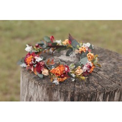 Floral, flower hair wreath, crown