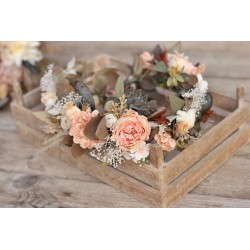 Floral, flower hair wreath,...