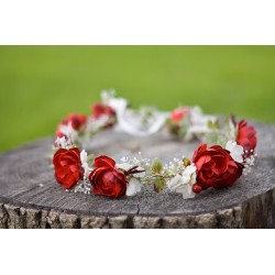 Floral, flower hair wreath, crown