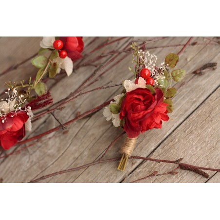 Flower groom's boutonniere, corsage