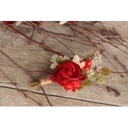 Flower groom's boutonniere, corsage