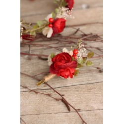 Flower groom's boutonniere, corsage