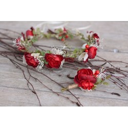 Flower groom's boutonniere, corsage