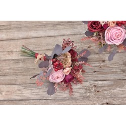 Witness, bridesmaid and mothers autumn wedding bouquet