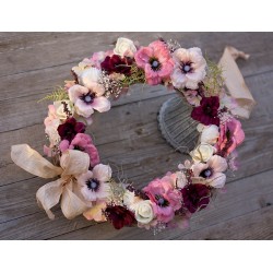 Spring door wreath