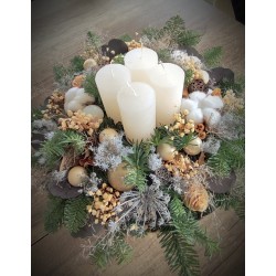 Winter, christmas table wreath