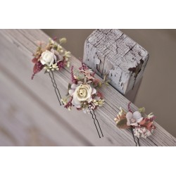 Hair pins, set of 3pcs