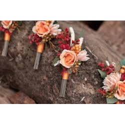 Flower groom's boutonniere,...