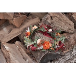 Floral, flower hair wreath,...