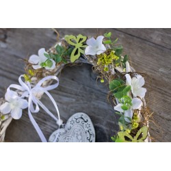 Spring door wreath - hearth