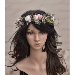 Floral, flower hair wreath, crown