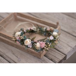 Floral, flower hair wreath, crown