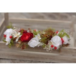 Floral, flower hair wreath, crown