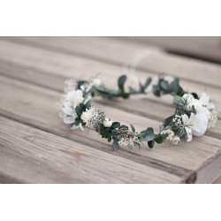 Floral, flower hair wreath, crown