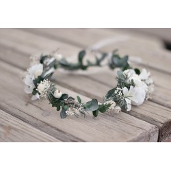Floral, flower hair wreath, crown