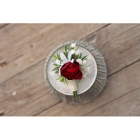 Flower groom's boutonniere, corsage
