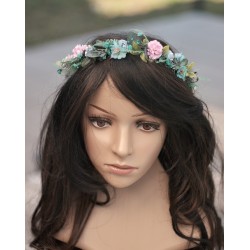 Floral, flower hair wreath, crown