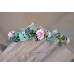 Floral, flower hair wreath, crown