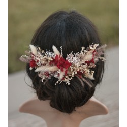 Floral, flower half head wreath, hair wreath, crown