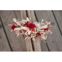 Floral, flower half head wreath, hair wreath, crown