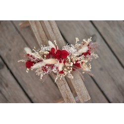 Floral, flower half head wreath, hair wreath, crown