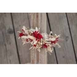 Floral, flower half head wreath, hair wreath, crown