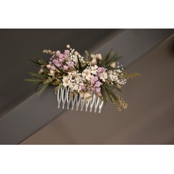 Floral, flower hair comb