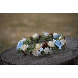 Floral, flower hair wreath, crown