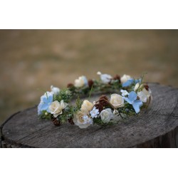 Floral, flower hair wreath, crown