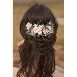 Floral, flower quarter head wreath, hair wreath, crown
