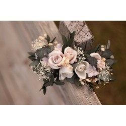 Floral, flower quarter head wreath, hair wreath, crown
