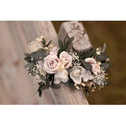 Floral, flower quarter head wreath, hair wreath, crown
