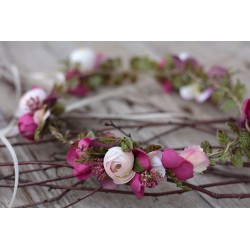 Floral, flower hair wreath, crown