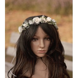Floral, flower hair wreath, crown