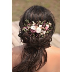 Floral, flower quarter head wreath, hair wreath, crown