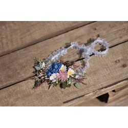 Bridal floral, flower garter