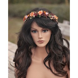 Floral, flower hair wreath,...