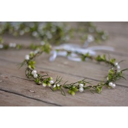 Floral, flower hair wreath, crown