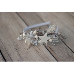 Christmas floral, Flower headband, hairband
