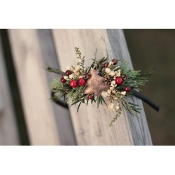 Christmas floral, Flower headband, hairband