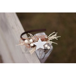 Christmas floral, Flower headband, hairband