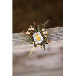 Floral flower hair clip, pin
