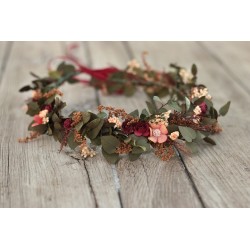 Floral, flower hair wreath, crown