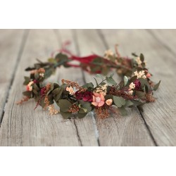 Floral, flower hair wreath,...